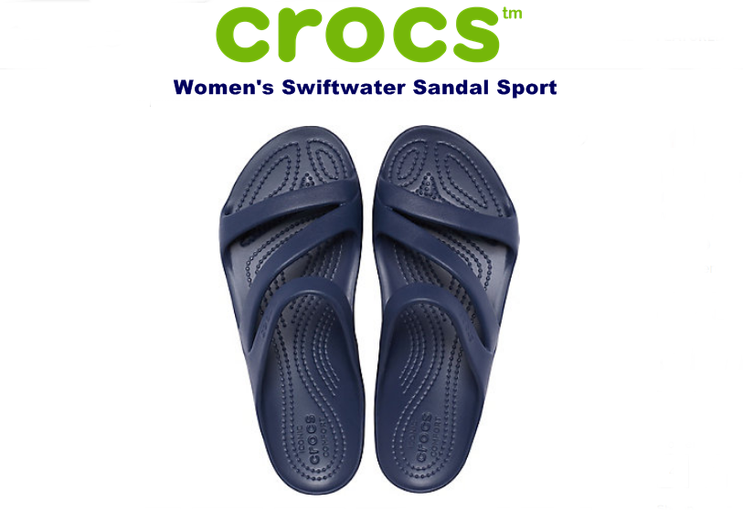 Zapatillas deportivas crocs sandalias con correas swiftwater para mujer,  sandalias crocs, cocodrilos, mujer png