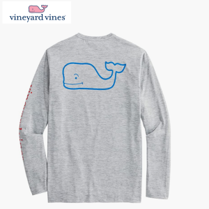 : vineyard vines Camiseta blanca de manga larga con